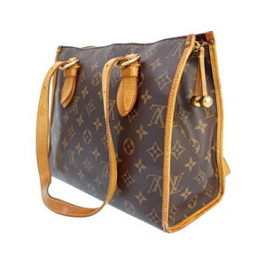 Louis Vuitton Brown Shoulder Leather Popincourt Bag Monogram